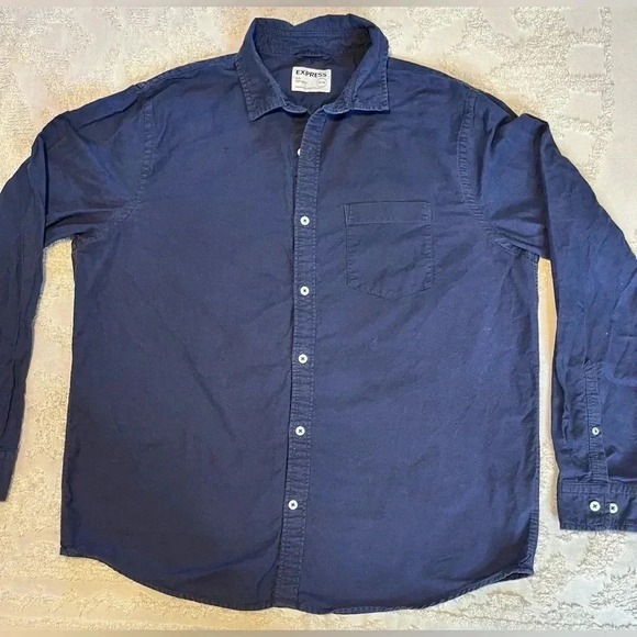 Express Extra Slim Fit Button Up Shirt - Picture 3 of 4